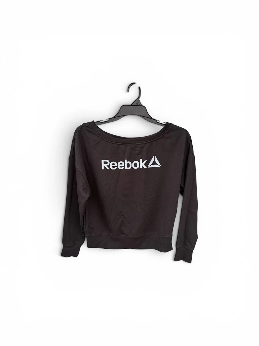 Reebok Black Sweatshirt with White Logo